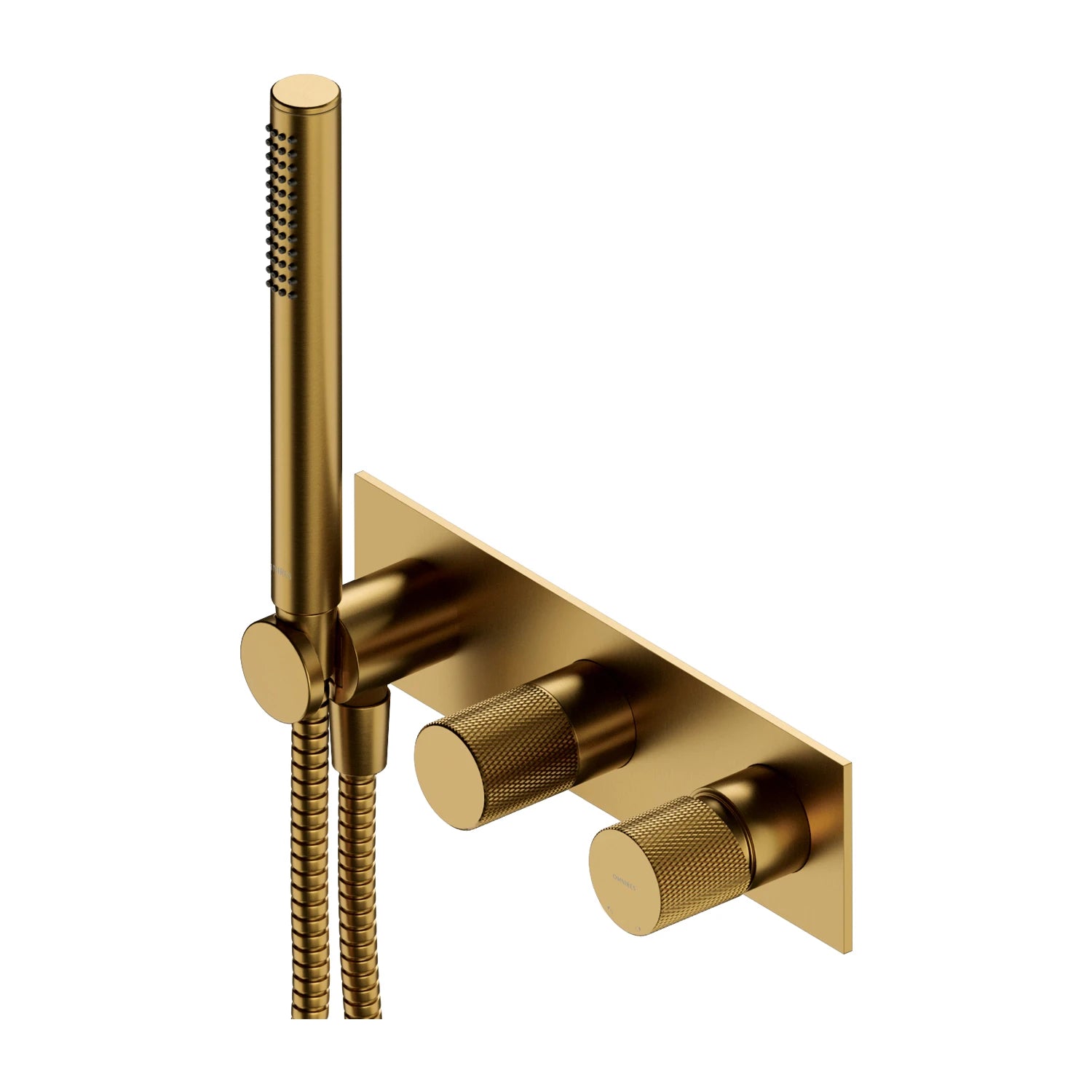 Omnires CONTOUR bateria prysznicowo-wannowa podtynkowa CT8035 złoty szczotkowany