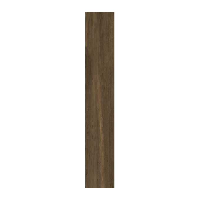 Płytka Paradyż Prettywood Chocolate 19,8×119,8 – widok frontowy, struktura drewna