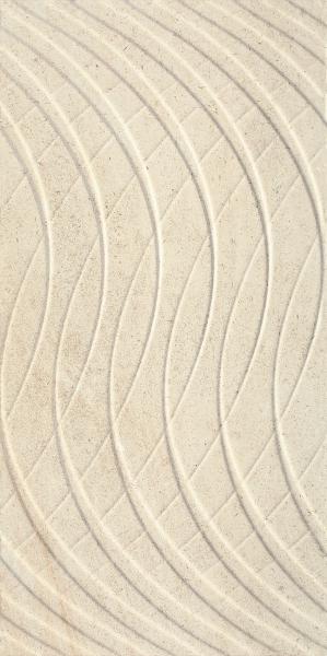 Paradyż Sunlight Sand Dark Crema 30×60 str. B – matowa płytka ścienna w kolorze kremowym